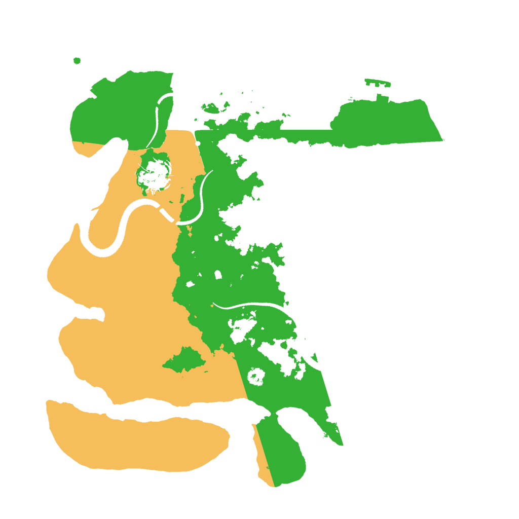 Biome Rust Map: Procedural Map, Size: 3000, Seed: 760805