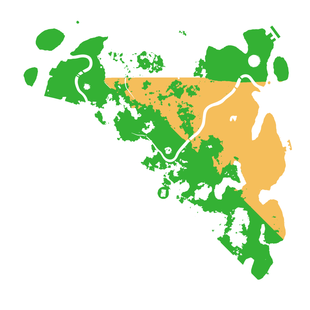 Biome Rust Map: Procedural Map, Size: 4500, Seed: 964440