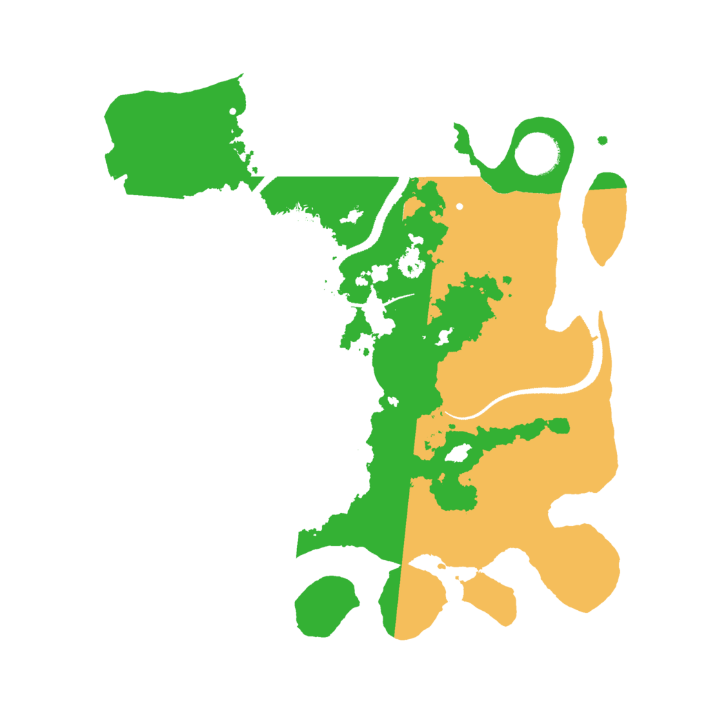 Biome Rust Map: Procedural Map, Size: 3000, Seed: 19424147