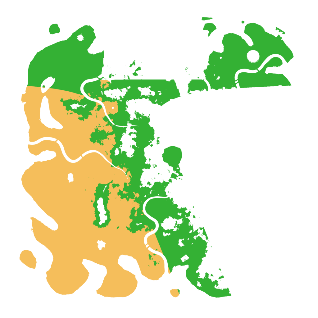 Biome Rust Map: Procedural Map, Size: 4500, Seed: 663228