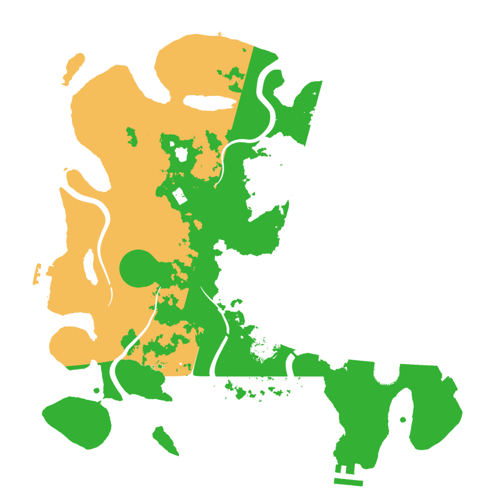 Biome Rust Map: Procedural Map, Size: 3500, Seed: 1182956060