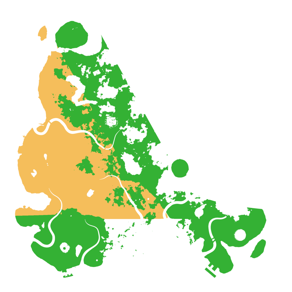 Biome Rust Map: Procedural Map, Size: 4500, Seed: 291603