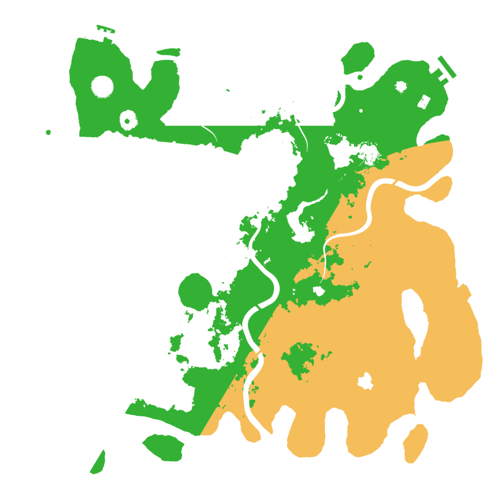 Biome Rust Map: Procedural Map, Size: 4000, Seed: 396771