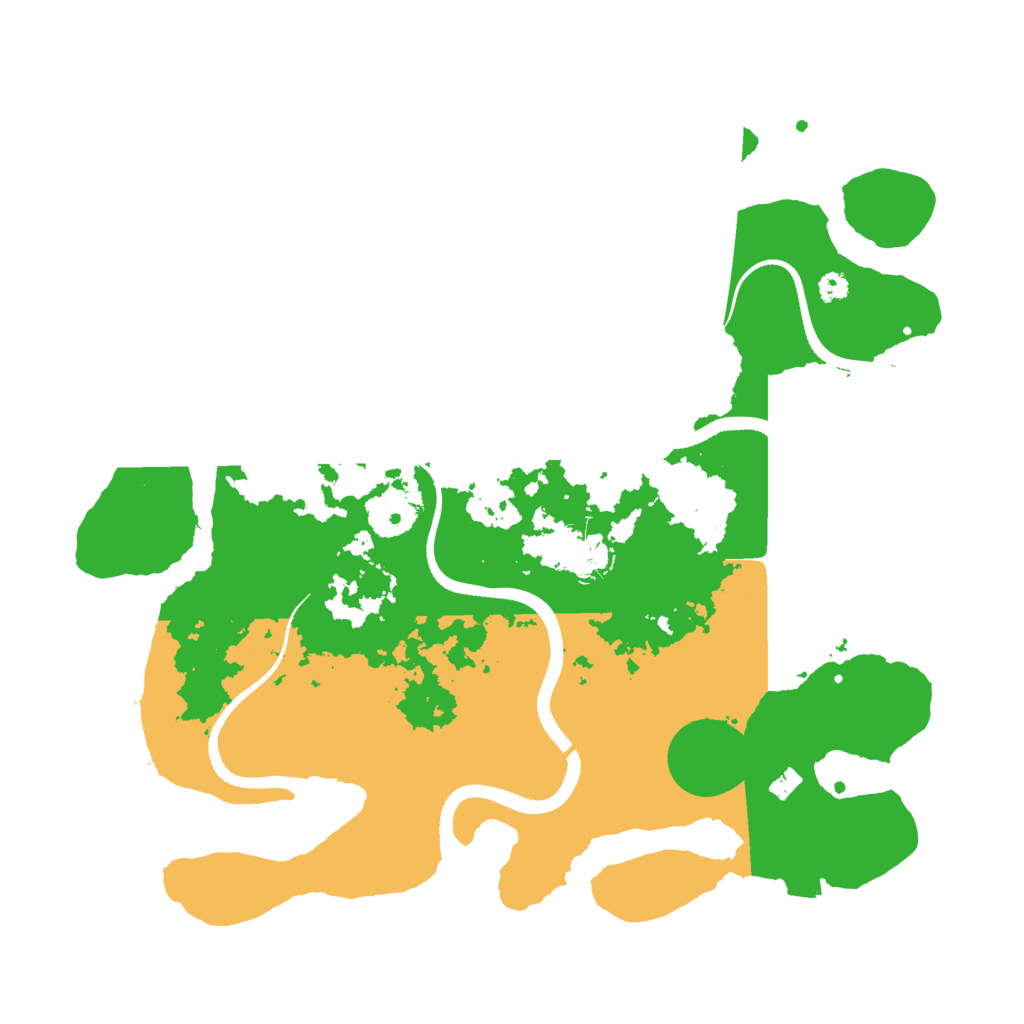 Biome Rust Map: Procedural Map, Size: 3500, Seed: 456716