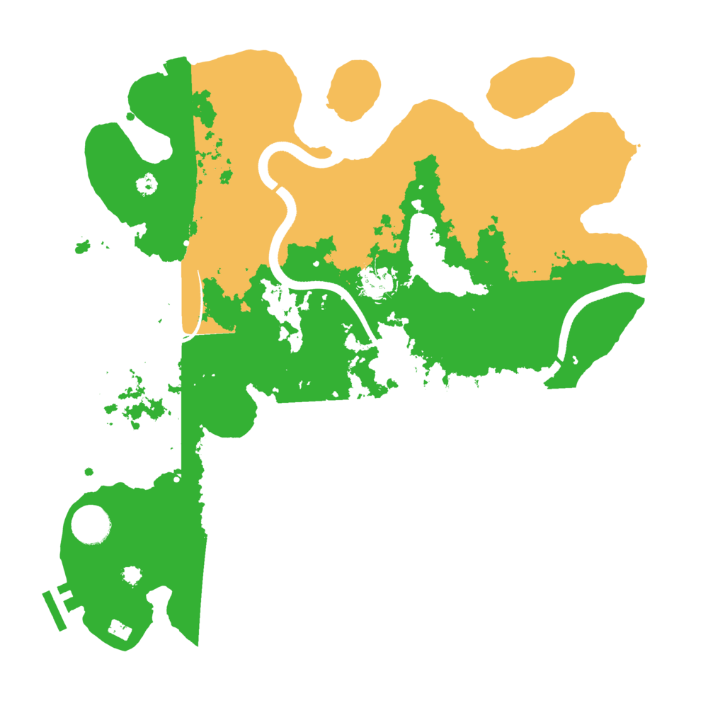 Biome Rust Map: Procedural Map, Size: 3500, Seed: 1594601407