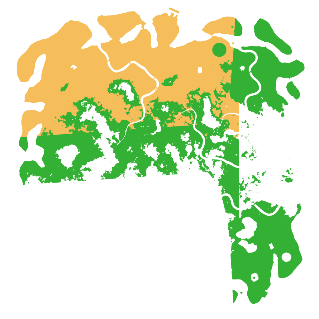 Biome Rust Map: Procedural Map, Size: 6000, Seed: 627898904