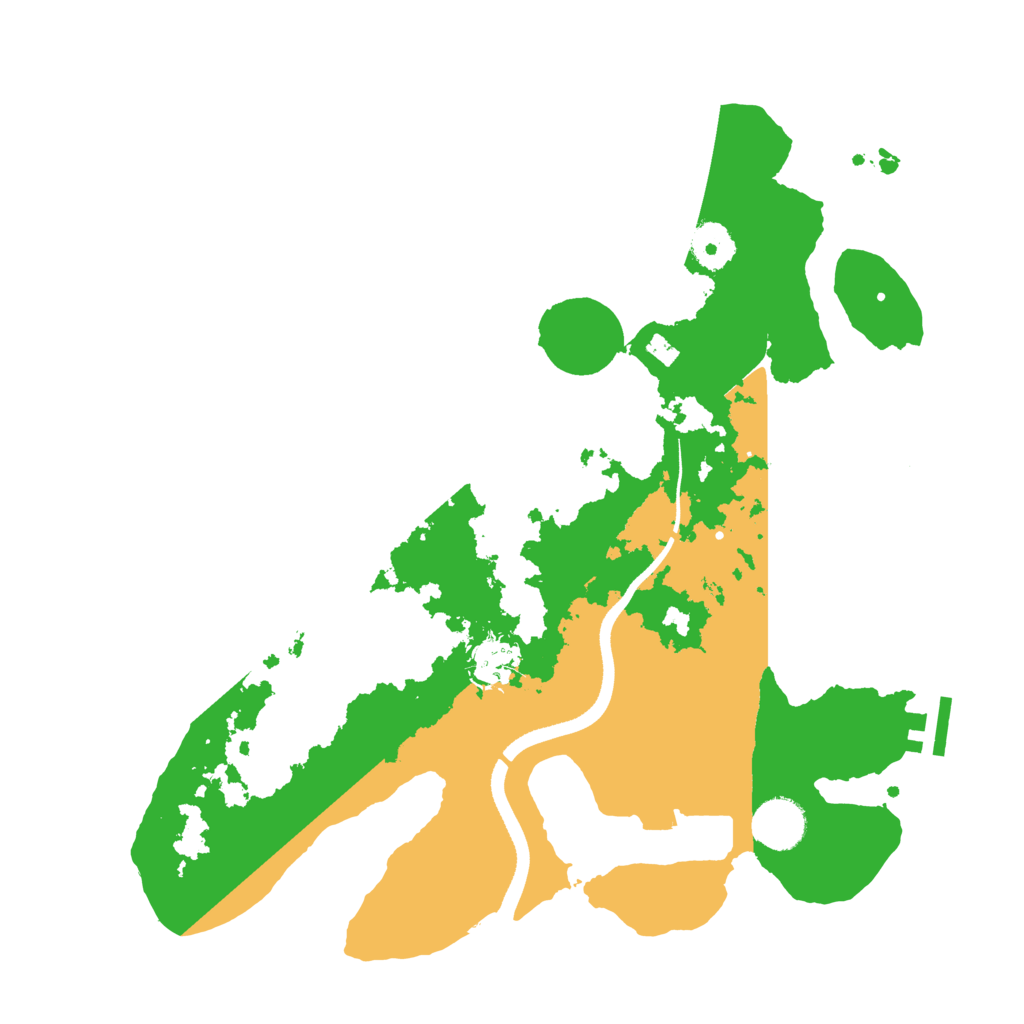 Biome Rust Map: Procedural Map, Size: 3500, Seed: 534339