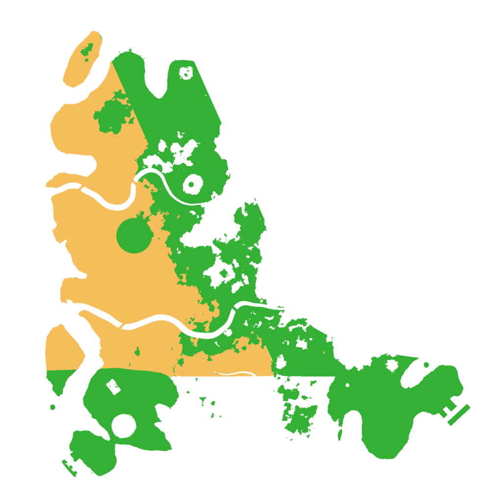 Biome Rust Map: Procedural Map, Size: 3750, Seed: 710989