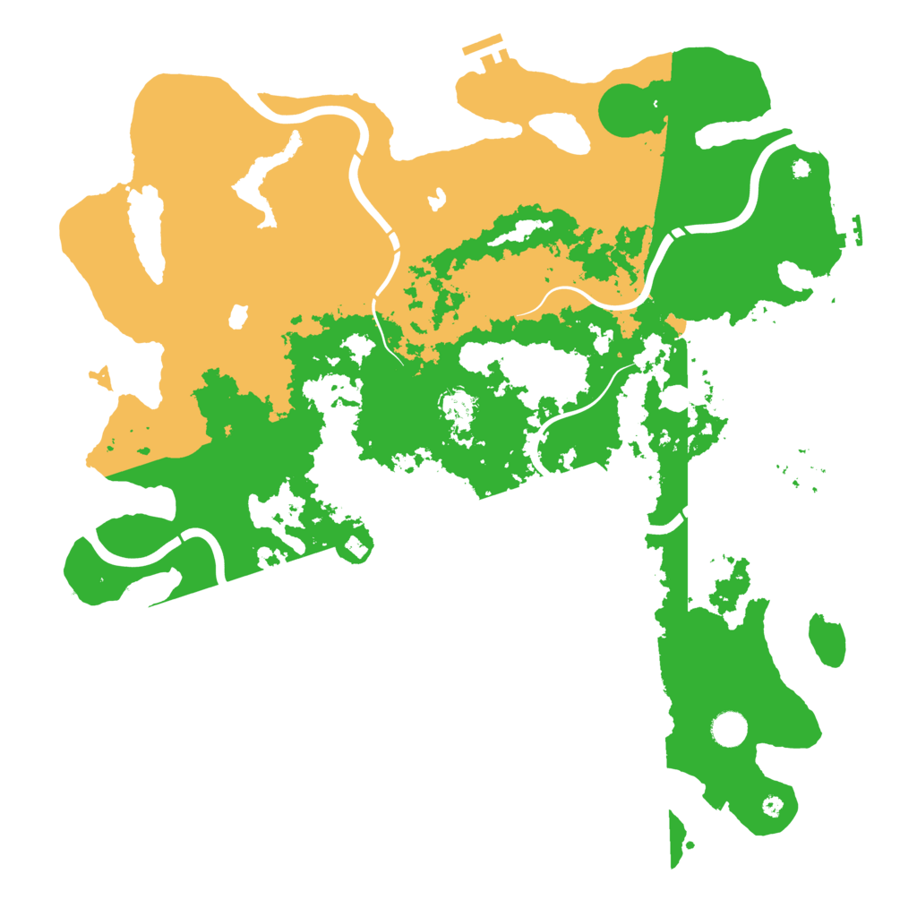Biome Rust Map: Procedural Map, Size: 4500, Seed: 825033