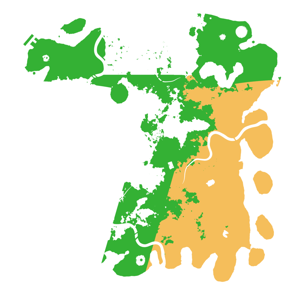 Biome Rust Map: Procedural Map, Size: 4500, Seed: 398872