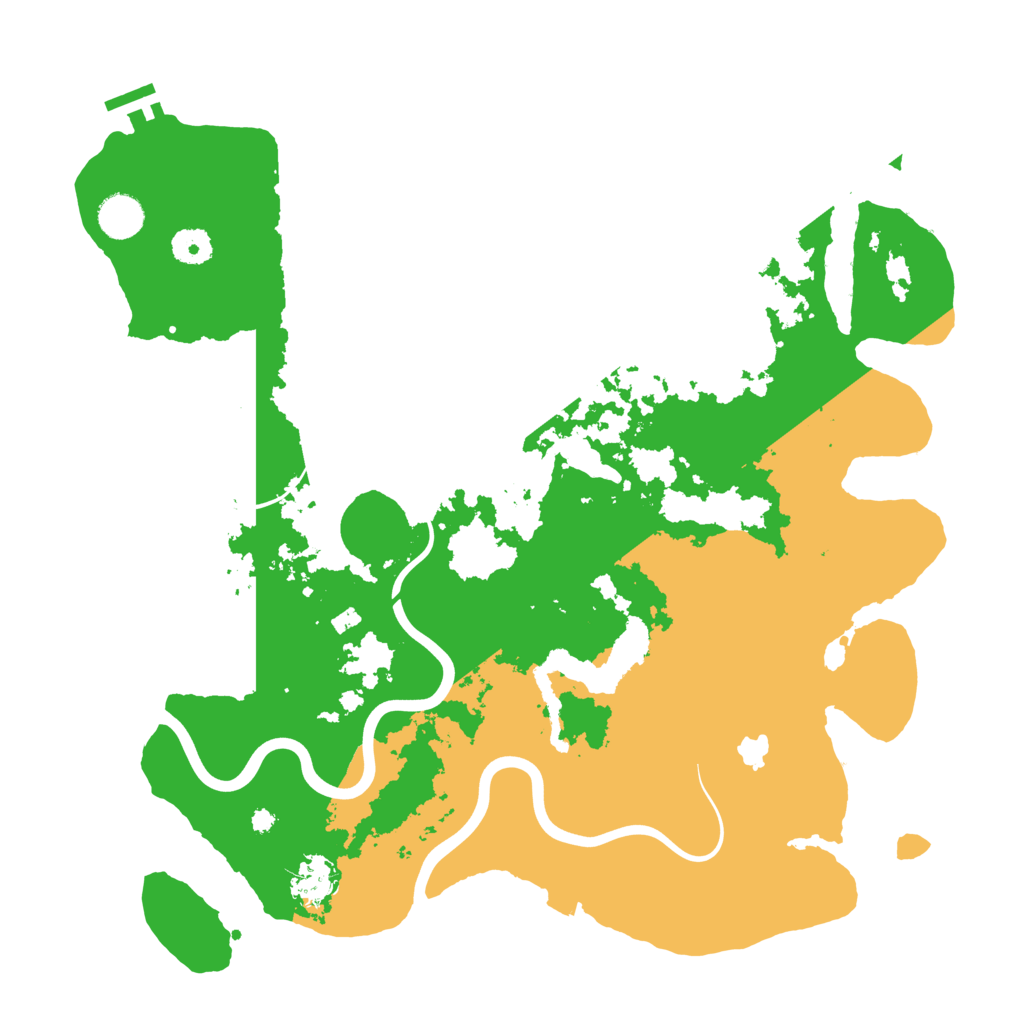 Biome Rust Map: Procedural Map, Size: 4000, Seed: 434660