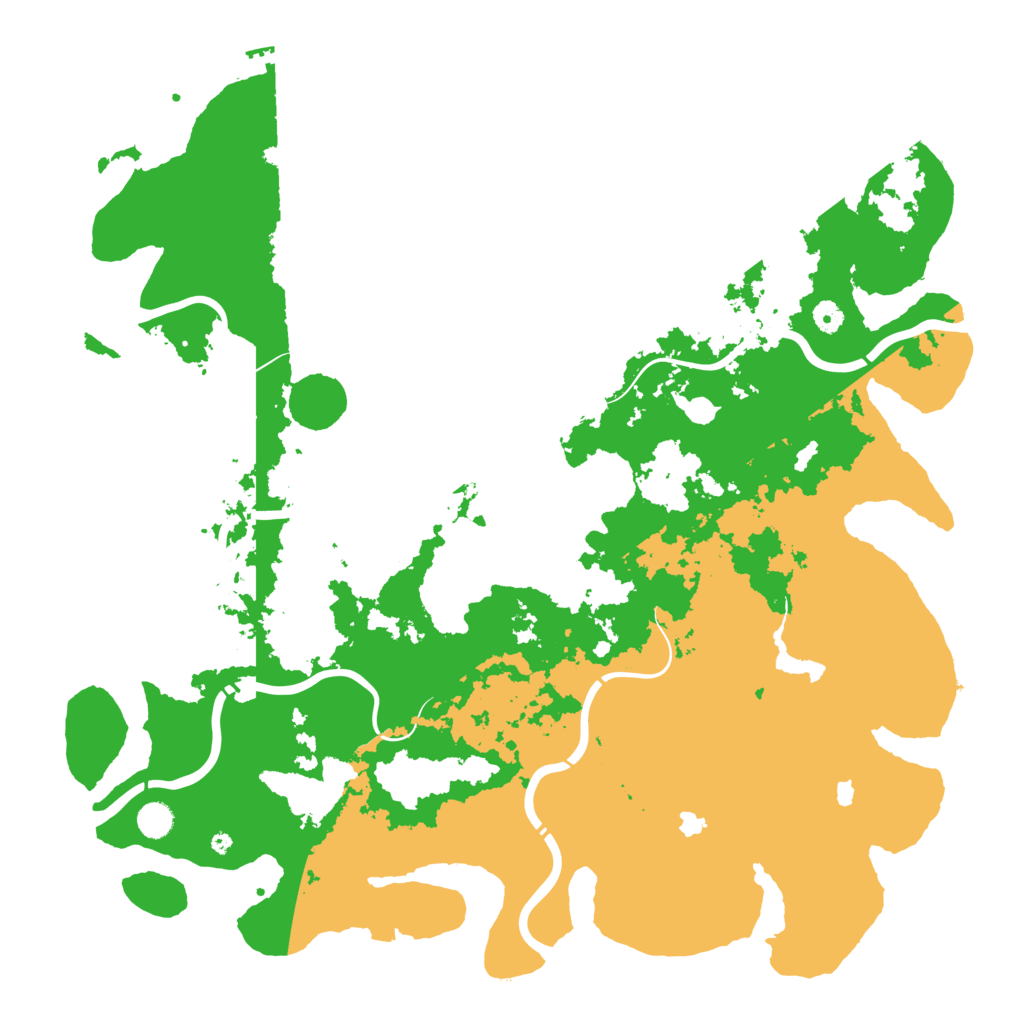 Biome Rust Map: Procedural Map, Size: 5000, Seed: 917157