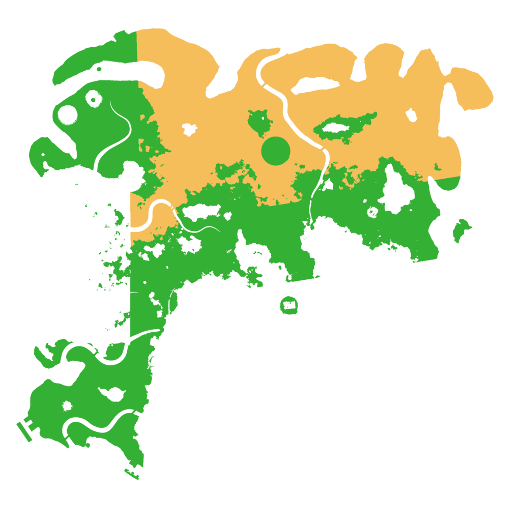 Biome Rust Map: Procedural Map, Size: 4750, Seed: 360402