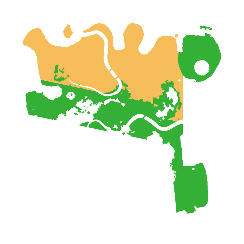 Biome Rust Map: Procedural Map, Size: 3000, Seed: 162929
