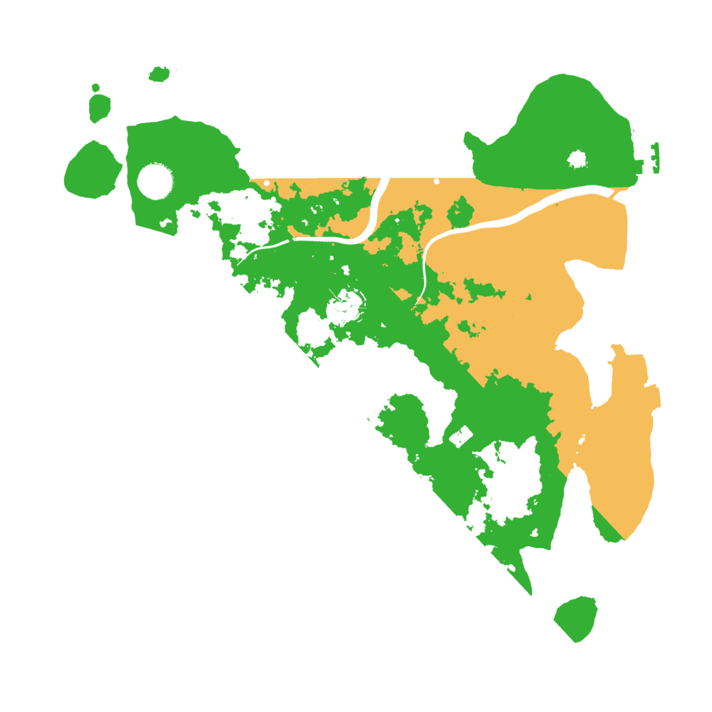 Biome Rust Map: Procedural Map, Size: 3500, Seed: 1996802346