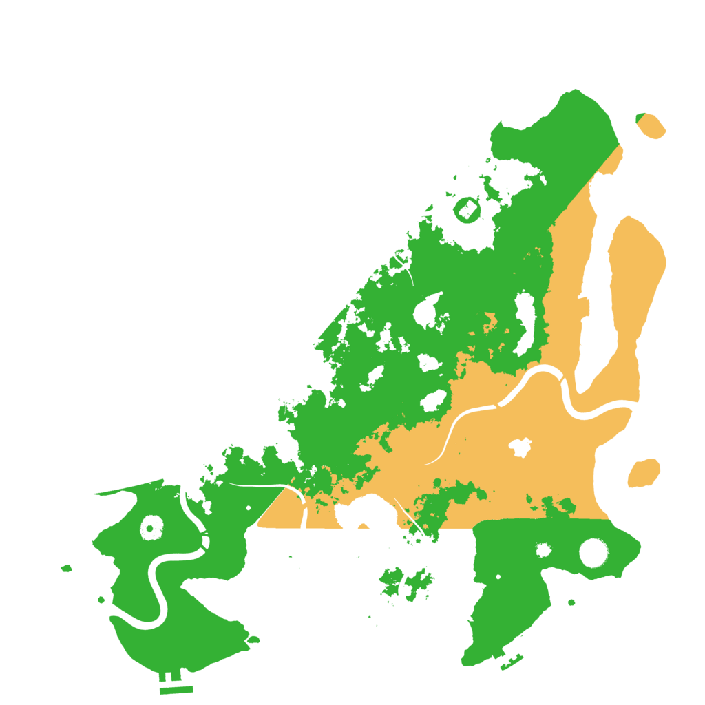 Biome Rust Map: Procedural Map, Size: 4300, Seed: 648255