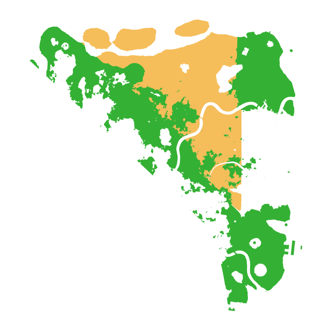 Biome Rust Map: Procedural Map, Size: 4500, Seed: 722762