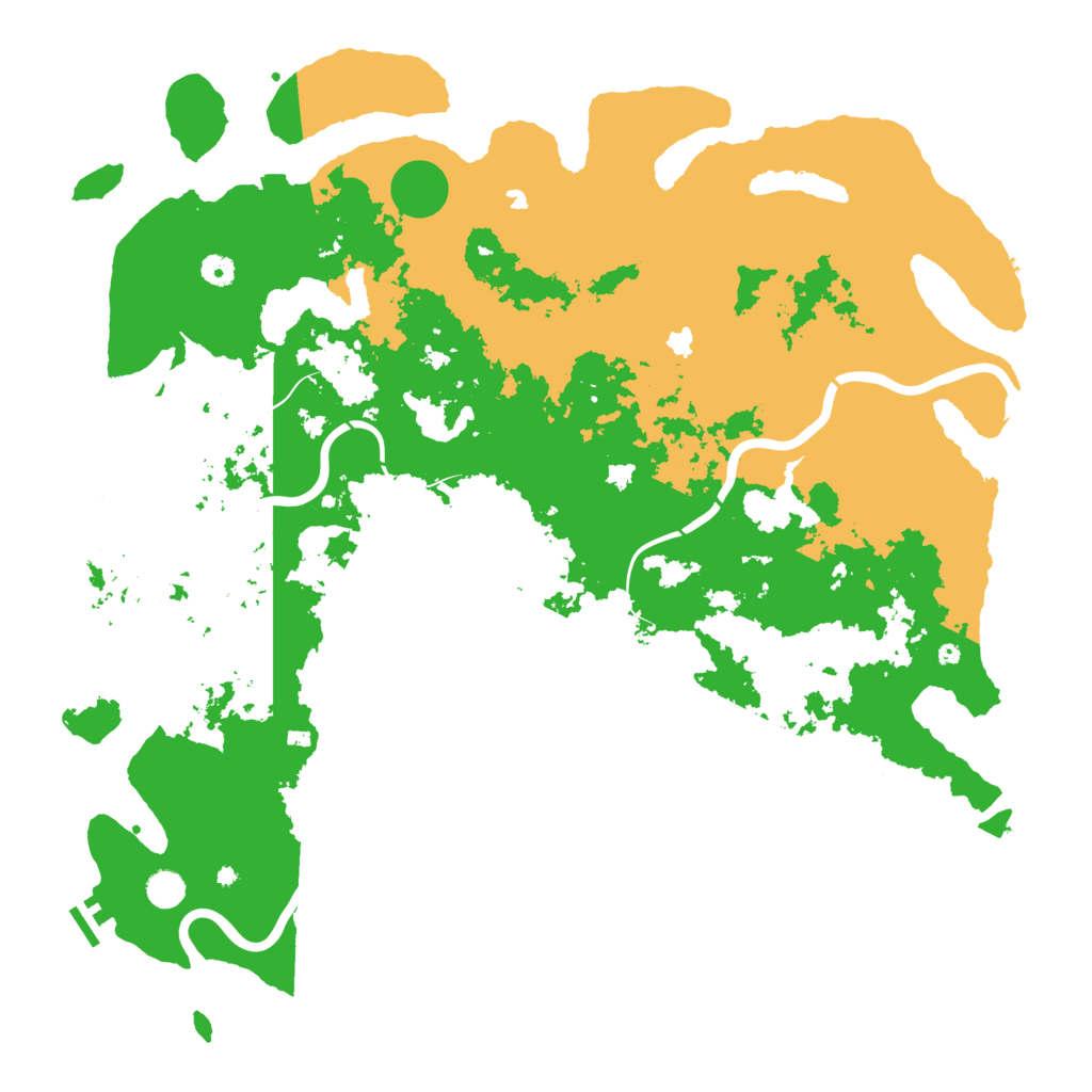Biome Rust Map: Procedural Map, Size: 5000, Seed: 1869610054