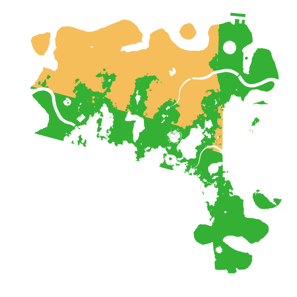 Biome Rust Map: Procedural Map, Size: 4000, Seed: 1985651496