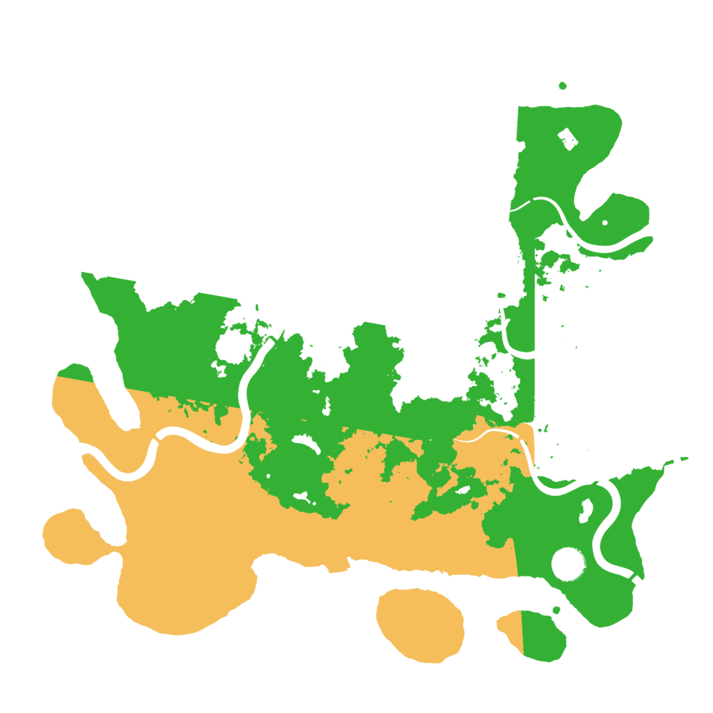Biome Rust Map: Procedural Map, Size: 3750, Seed: 887105