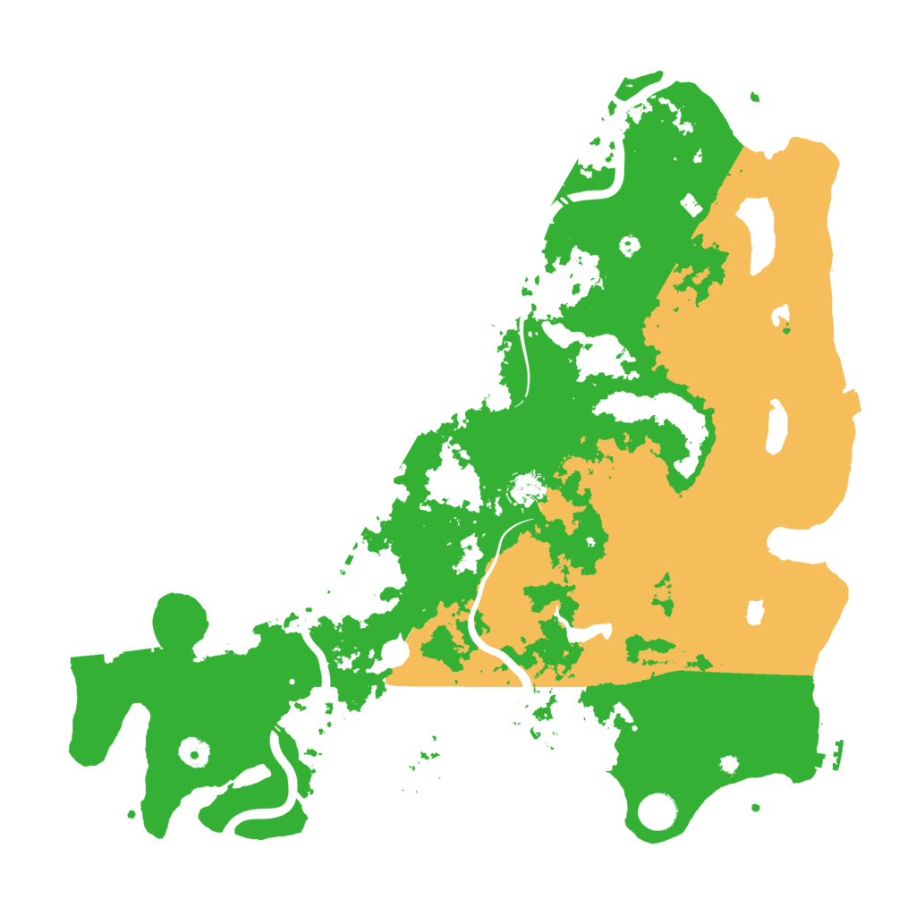 Biome Rust Map: Procedural Map, Size: 4500, Seed: 280475
