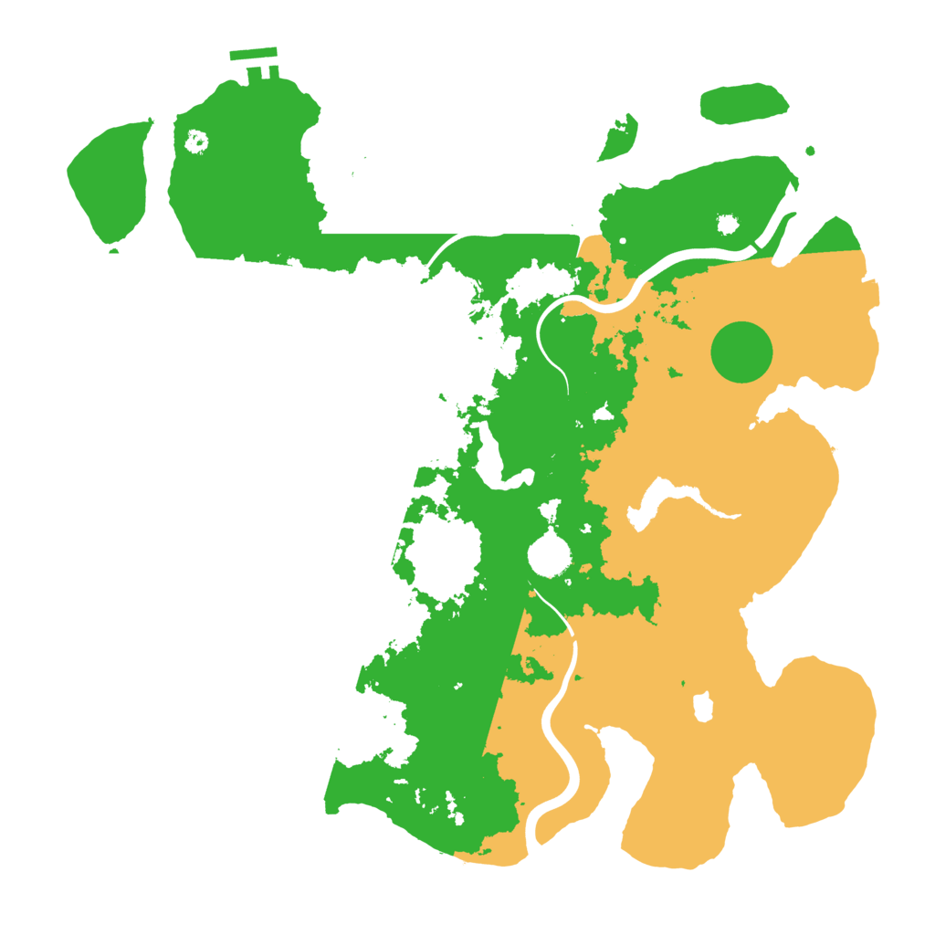Biome Rust Map: Procedural Map, Size: 4000, Seed: 394403