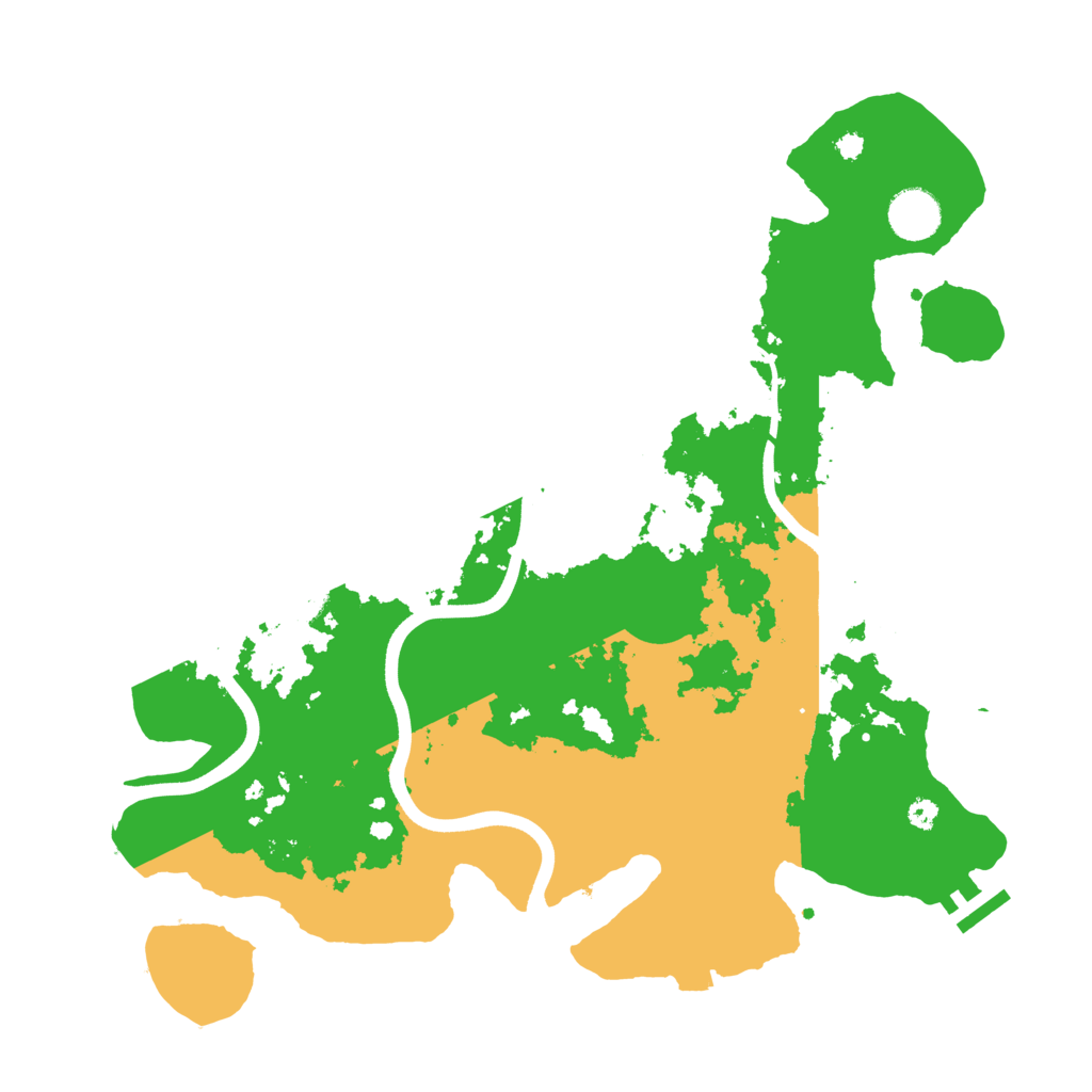 Biome Rust Map: Procedural Map, Size: 3700, Seed: 1710308732