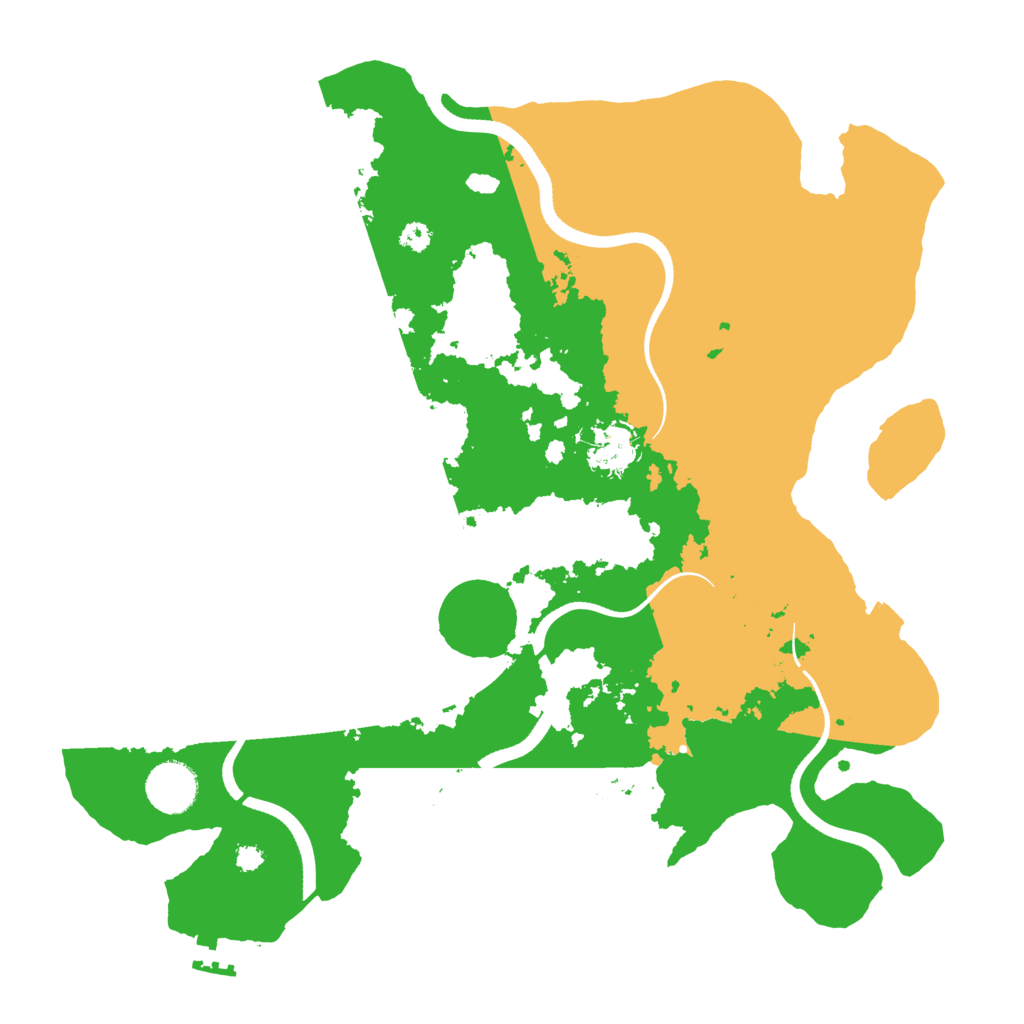 Biome Rust Map: Procedural Map, Size: 3500, Seed: 1626955136