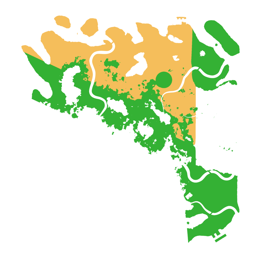 Biome Rust Map: Procedural Map, Size: 4200, Seed: 202281578