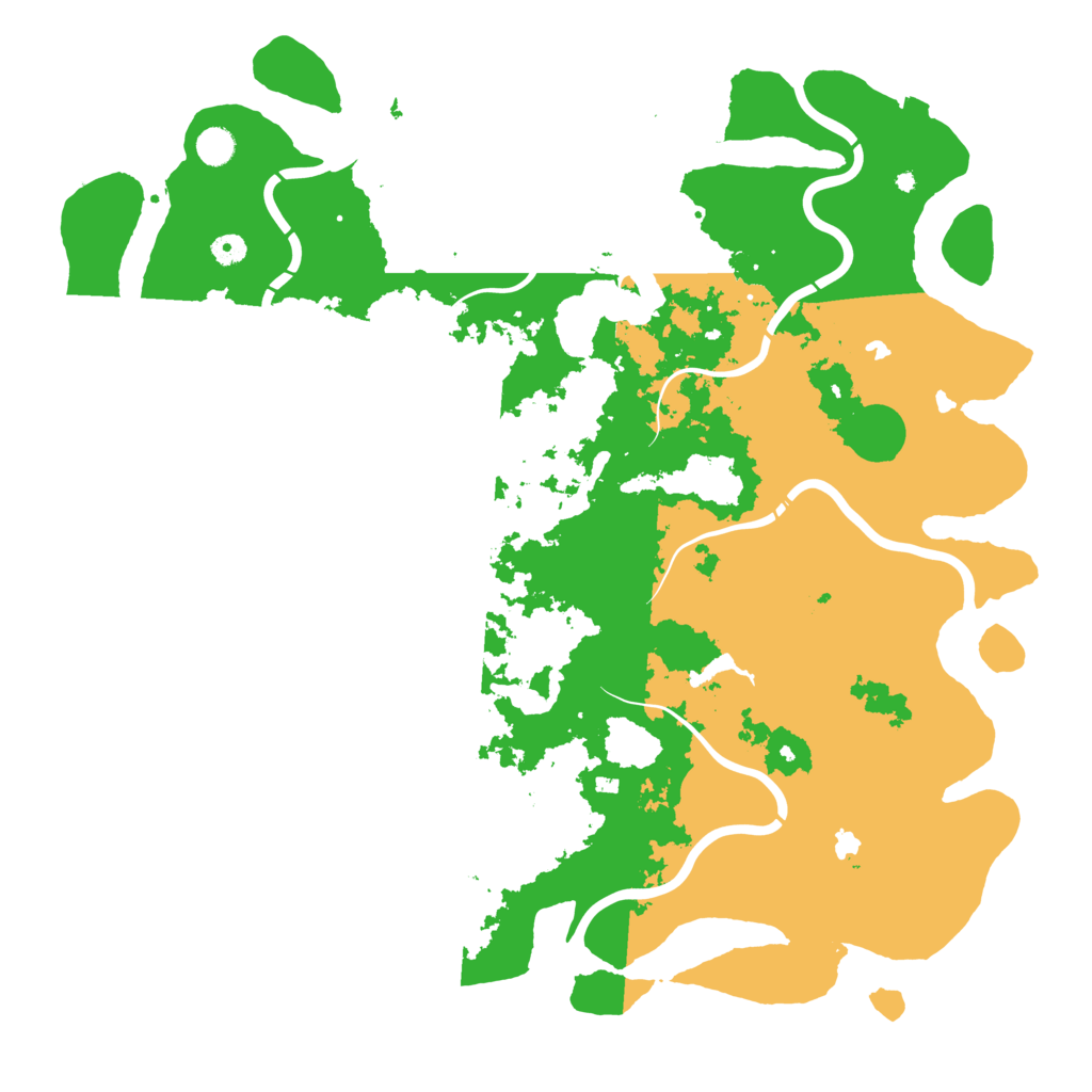 Biome Rust Map: Procedural Map, Size: 5000, Seed: 117514