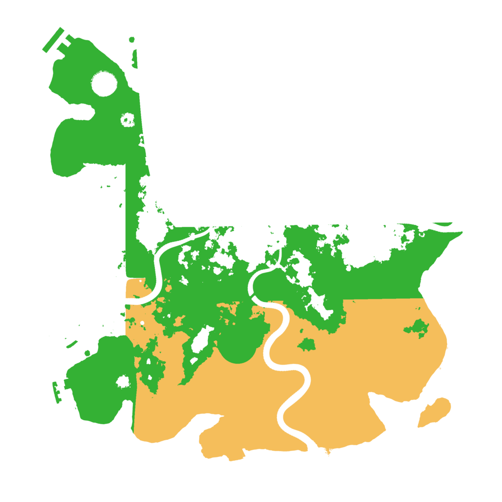 Biome Rust Map: Procedural Map, Size: 3500, Seed: 1752646769