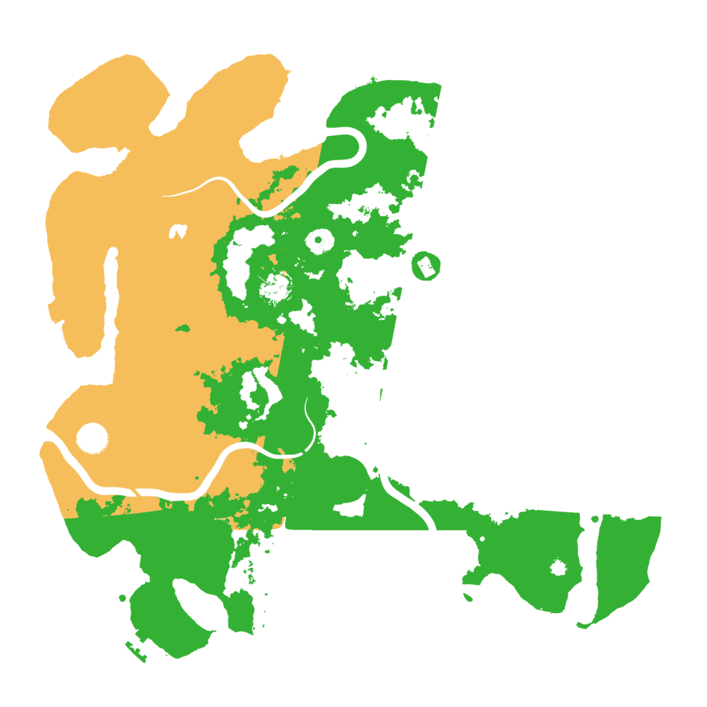 Biome Rust Map: Procedural Map, Size: 4000, Seed: 1052790207