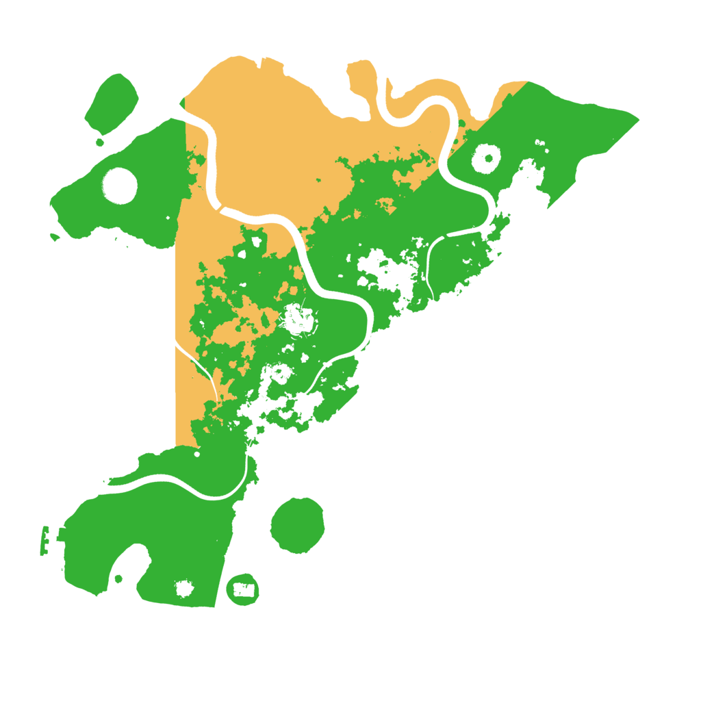 Biome Rust Map: Procedural Map, Size: 3600, Seed: 104766