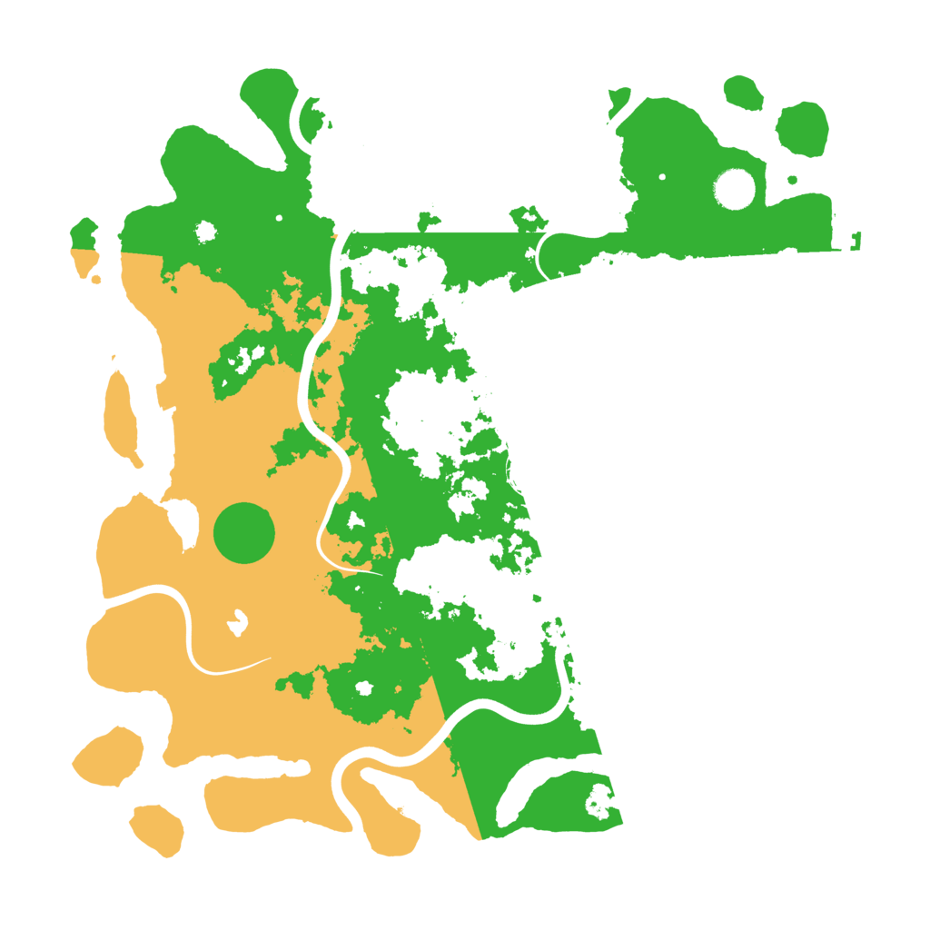 Biome Rust Map: Procedural Map, Size: 4000, Seed: 2028470880