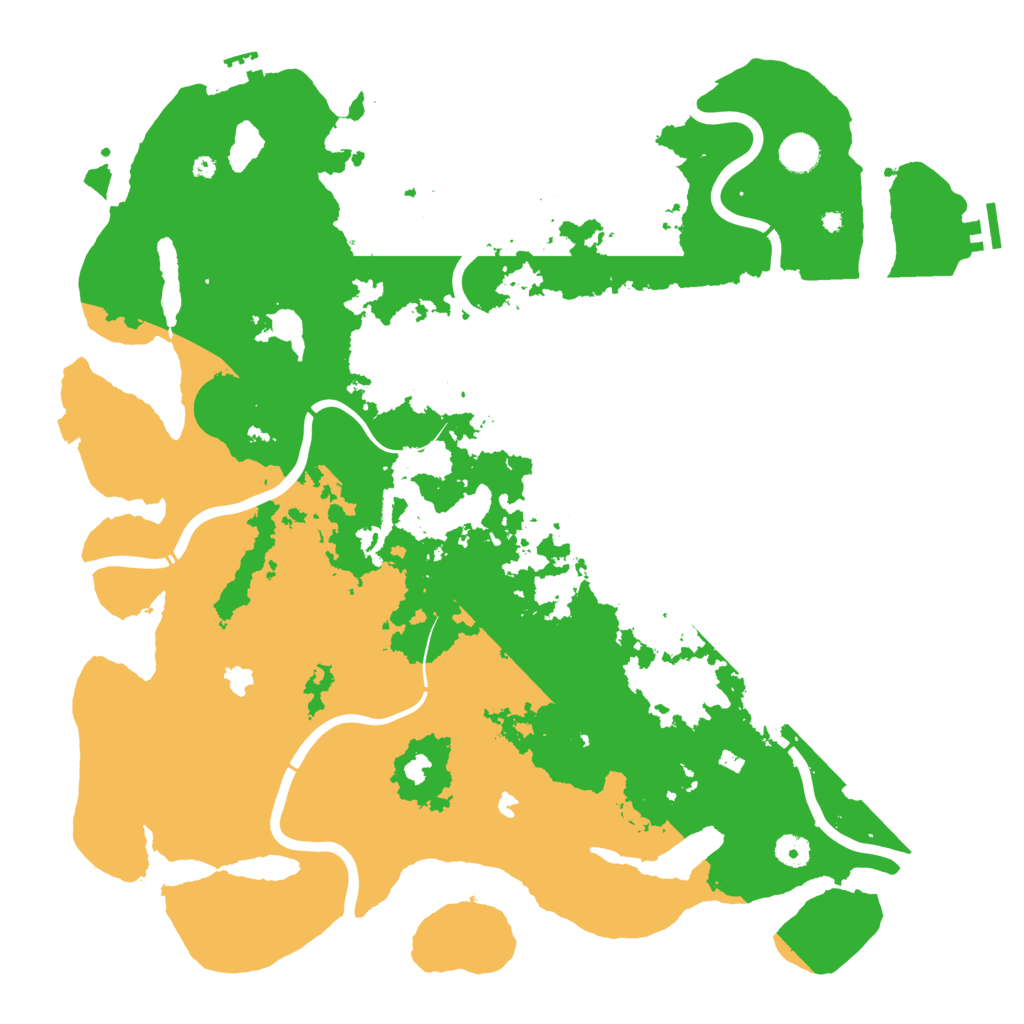 Biome Rust Map: Procedural Map, Size: 4500, Seed: 722508191
