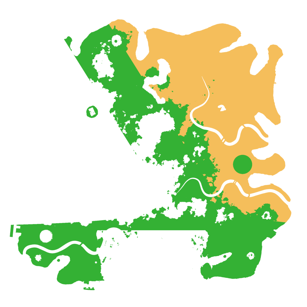 Biome Rust Map: Procedural Map, Size: 4250, Seed: 1466967197