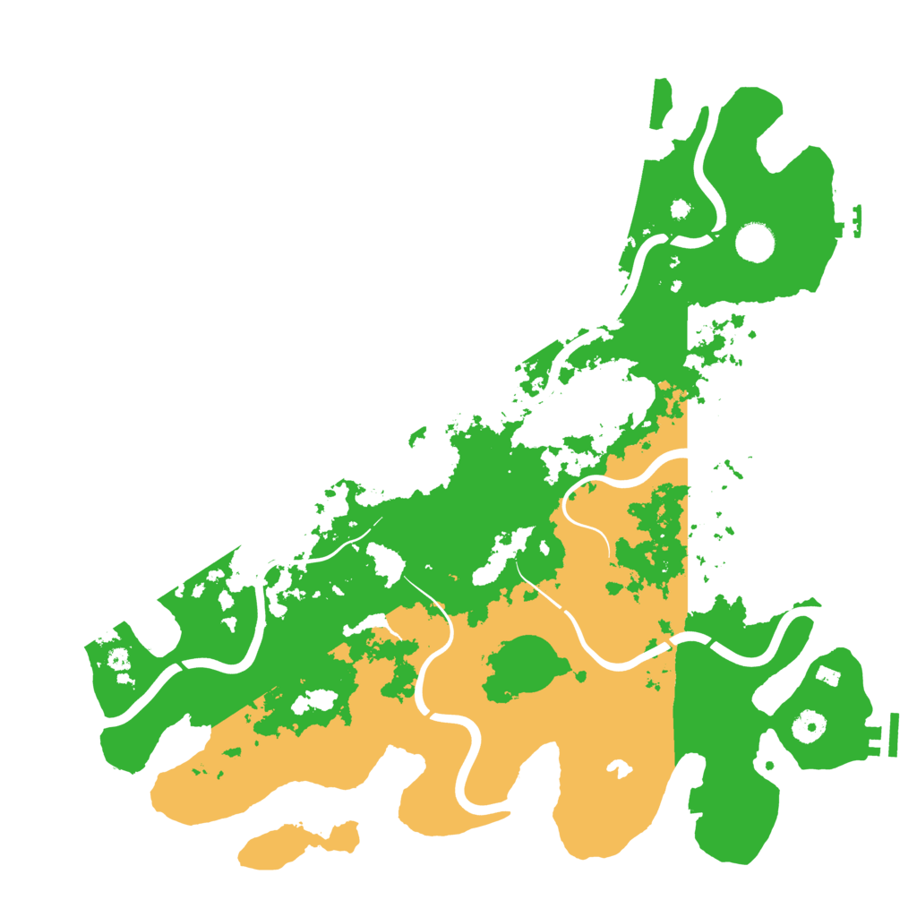 Biome Rust Map: Procedural Map, Size: 4209, Seed: 1833240668