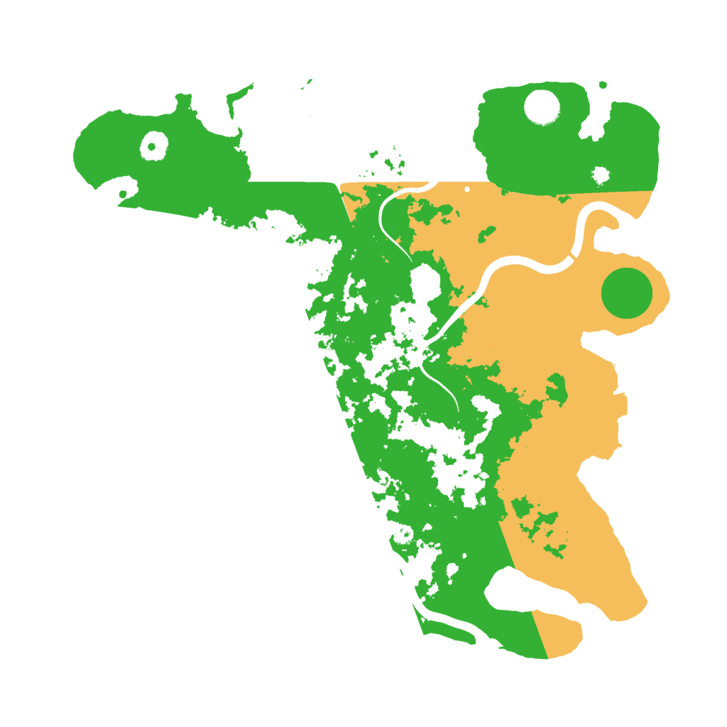 Biome Rust Map: Procedural Map, Size: 3750, Seed: 358216