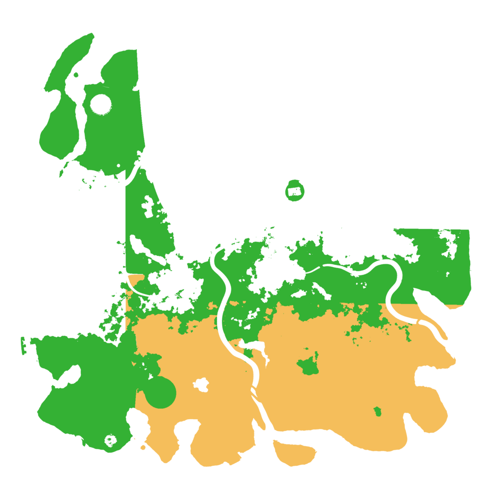 Biome Rust Map: Procedural Map, Size: 4250, Seed: 193036