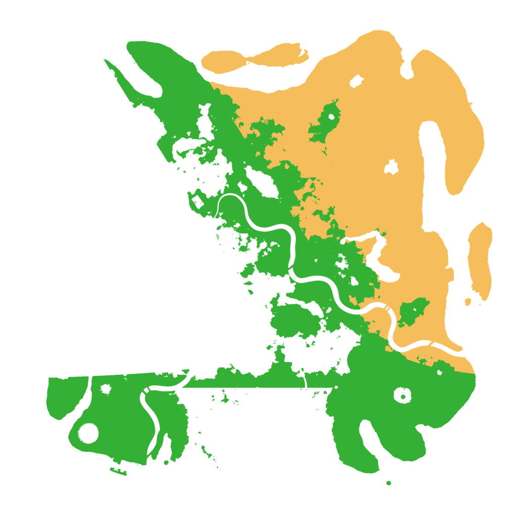 Biome Rust Map: Procedural Map, Size: 4500, Seed: 108189