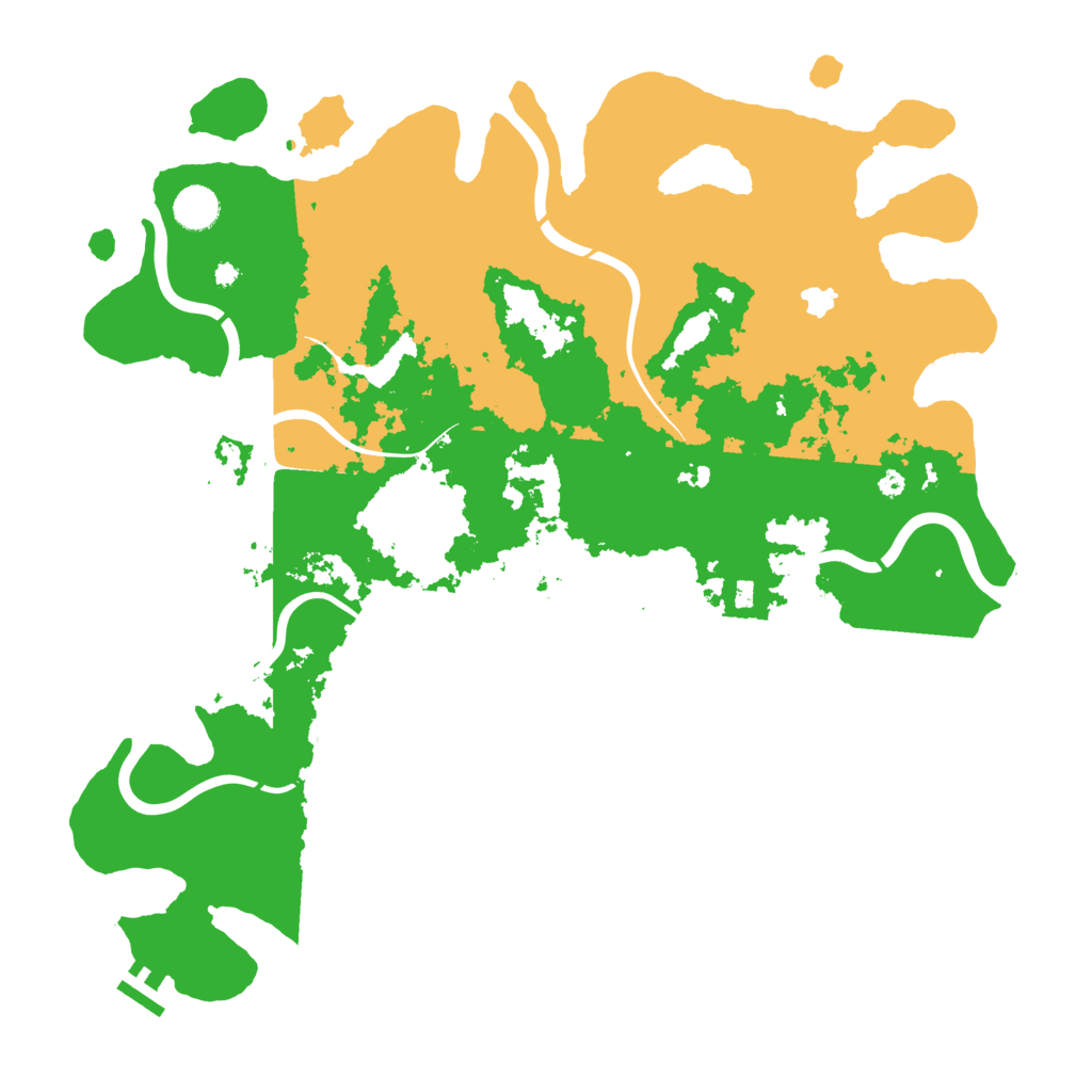 Biome Rust Map: Procedural Map, Size: 4250, Seed: 174677