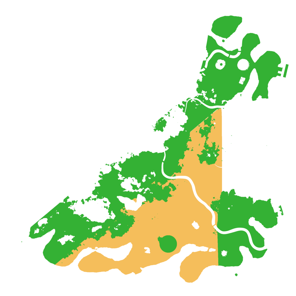Biome Rust Map: Procedural Map, Size: 4500, Seed: 694026