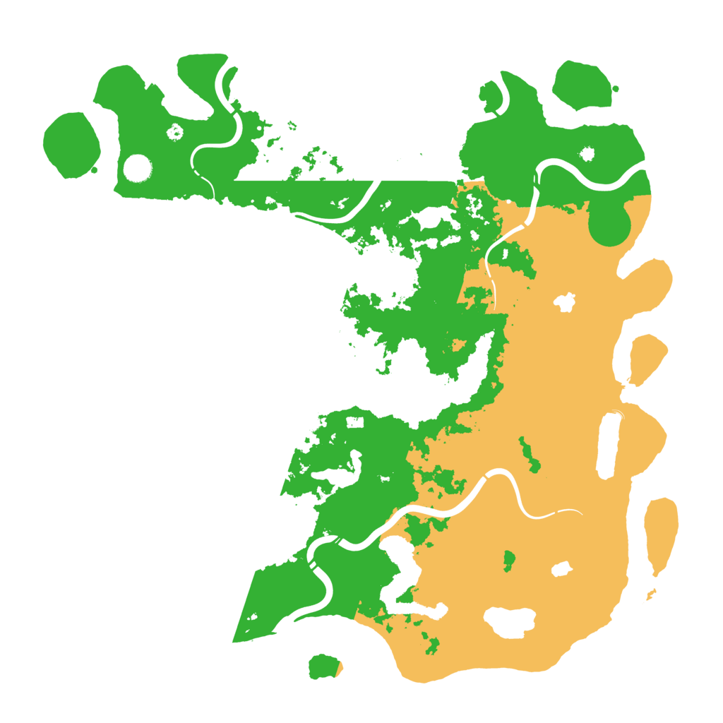 Biome Rust Map: Procedural Map, Size: 4500, Seed: 1574417861