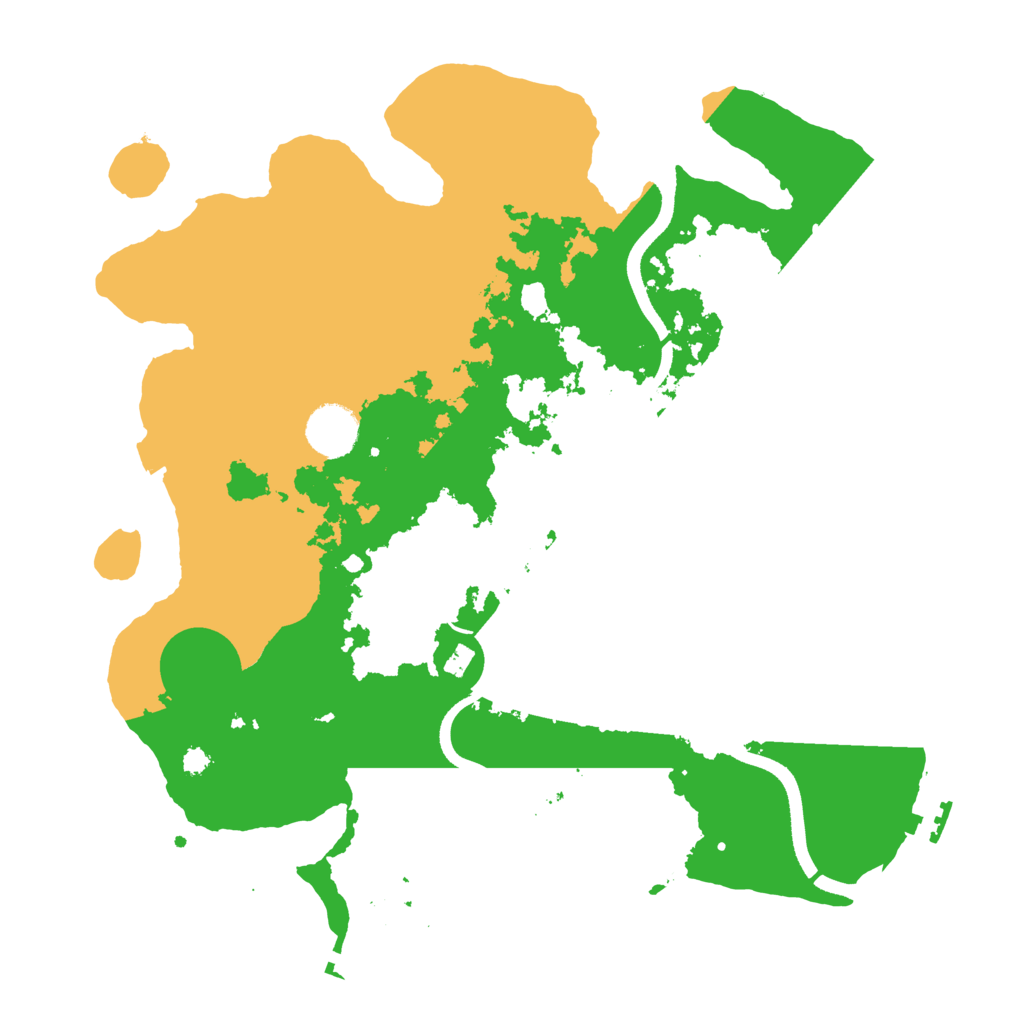 Biome Rust Map: Procedural Map, Size: 3500, Seed: 815941381
