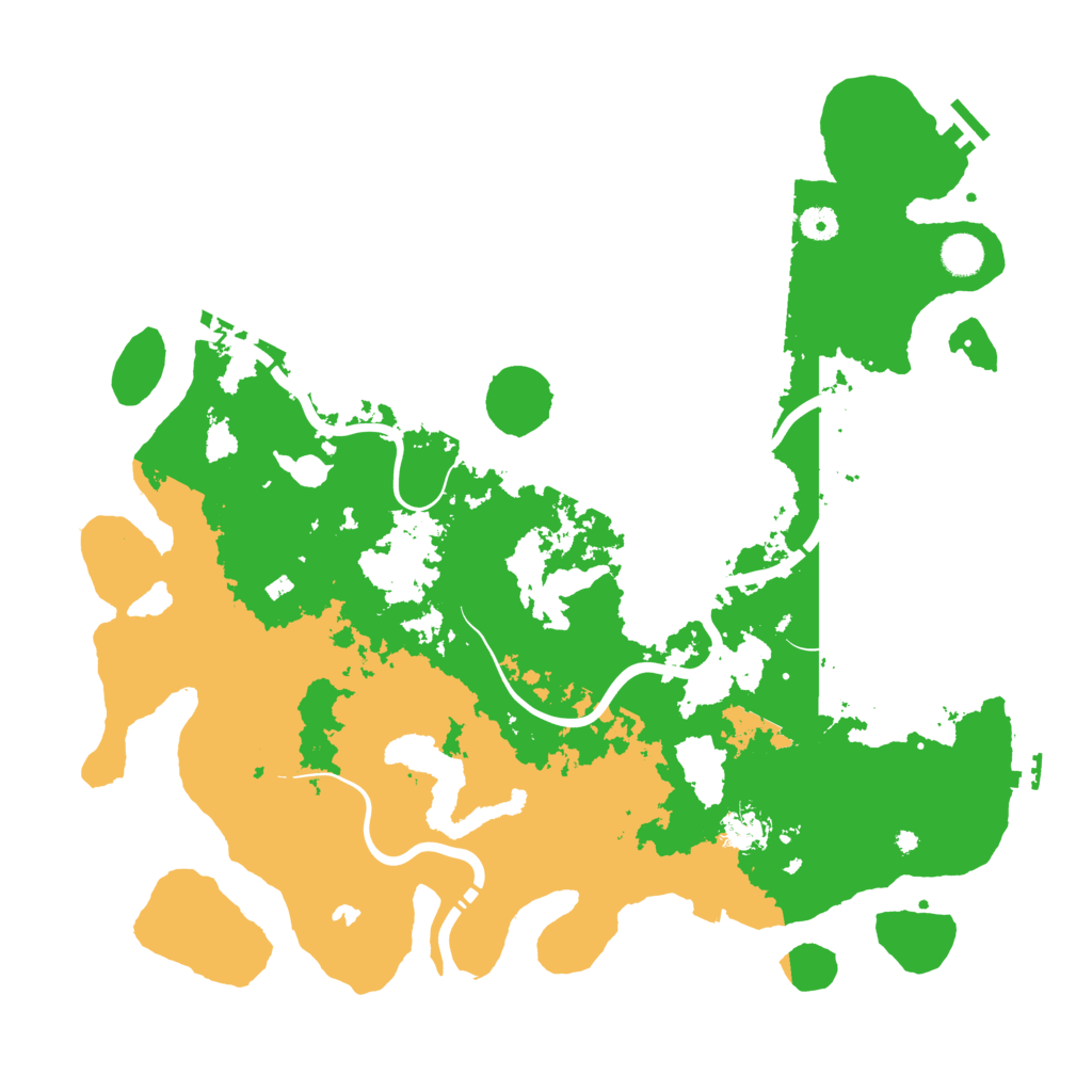 Biome Rust Map: Procedural Map, Size: 4500, Seed: 866851
