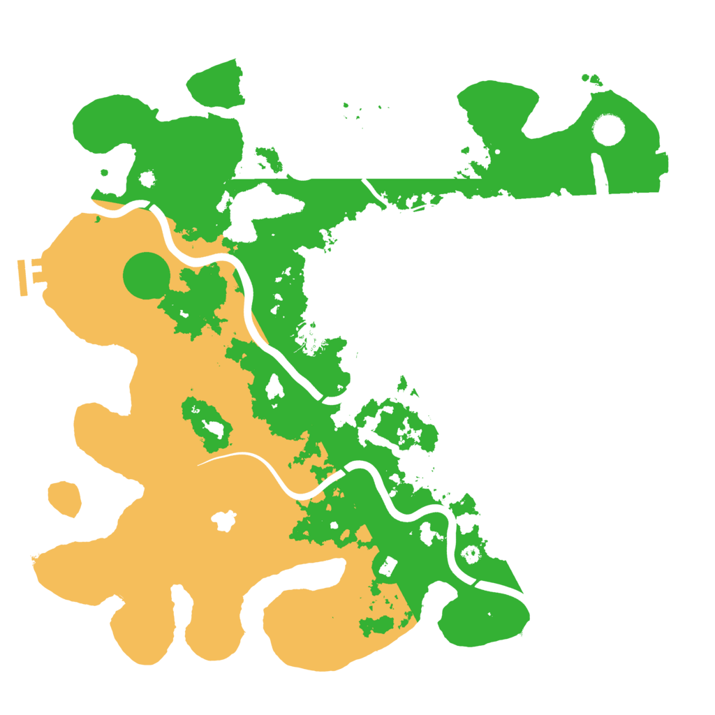 Biome Rust Map: Procedural Map, Size: 4000, Seed: 998349