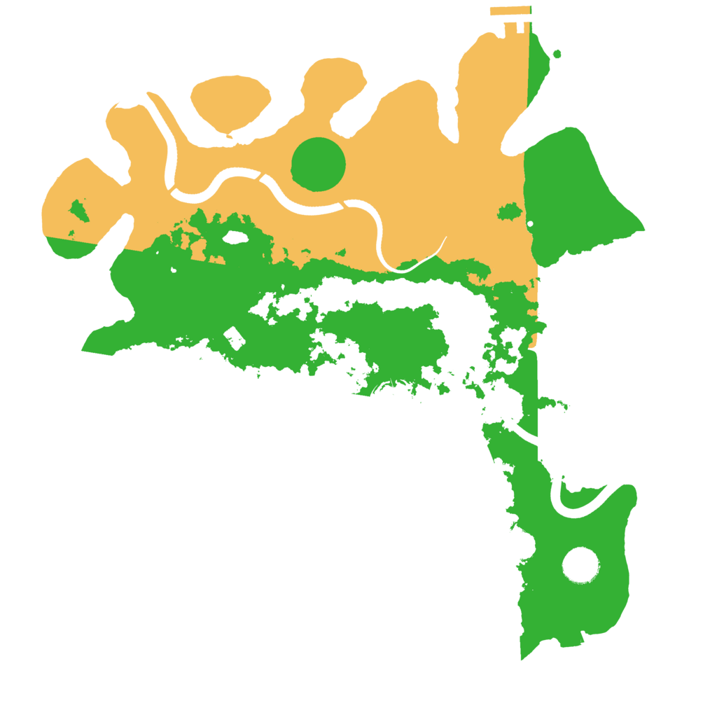 Biome Rust Map: Procedural Map, Size: 3500, Seed: 452746742