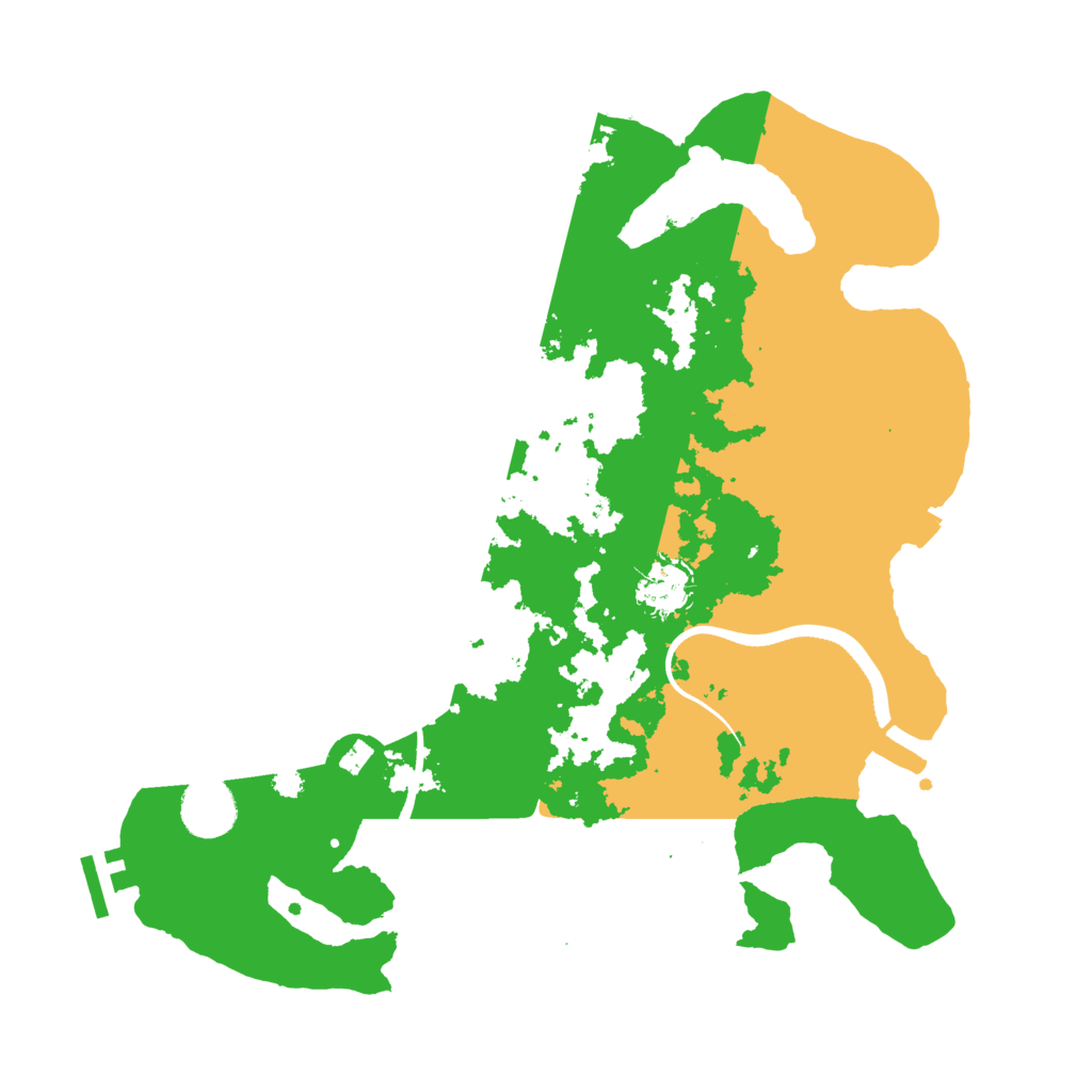 Biome Rust Map: Procedural Map, Size: 3500, Seed: 220703472