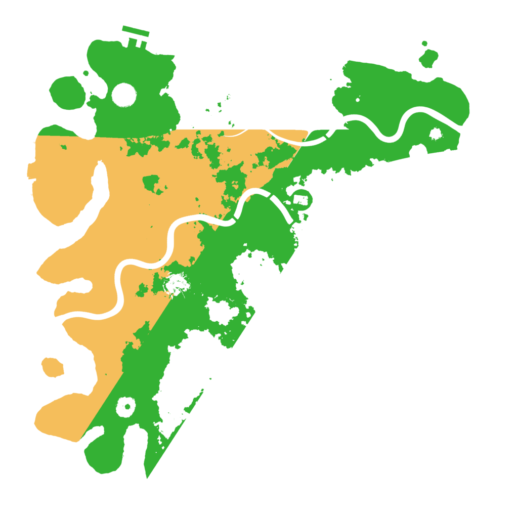 Biome Rust Map: Procedural Map, Size: 3850, Seed: 711755