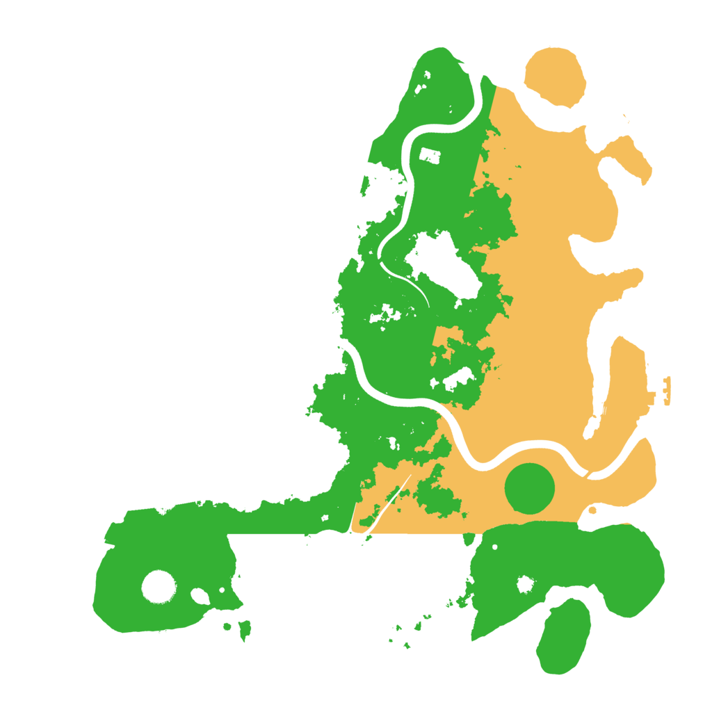 Biome Rust Map: Procedural Map, Size: 3750, Seed: 535705